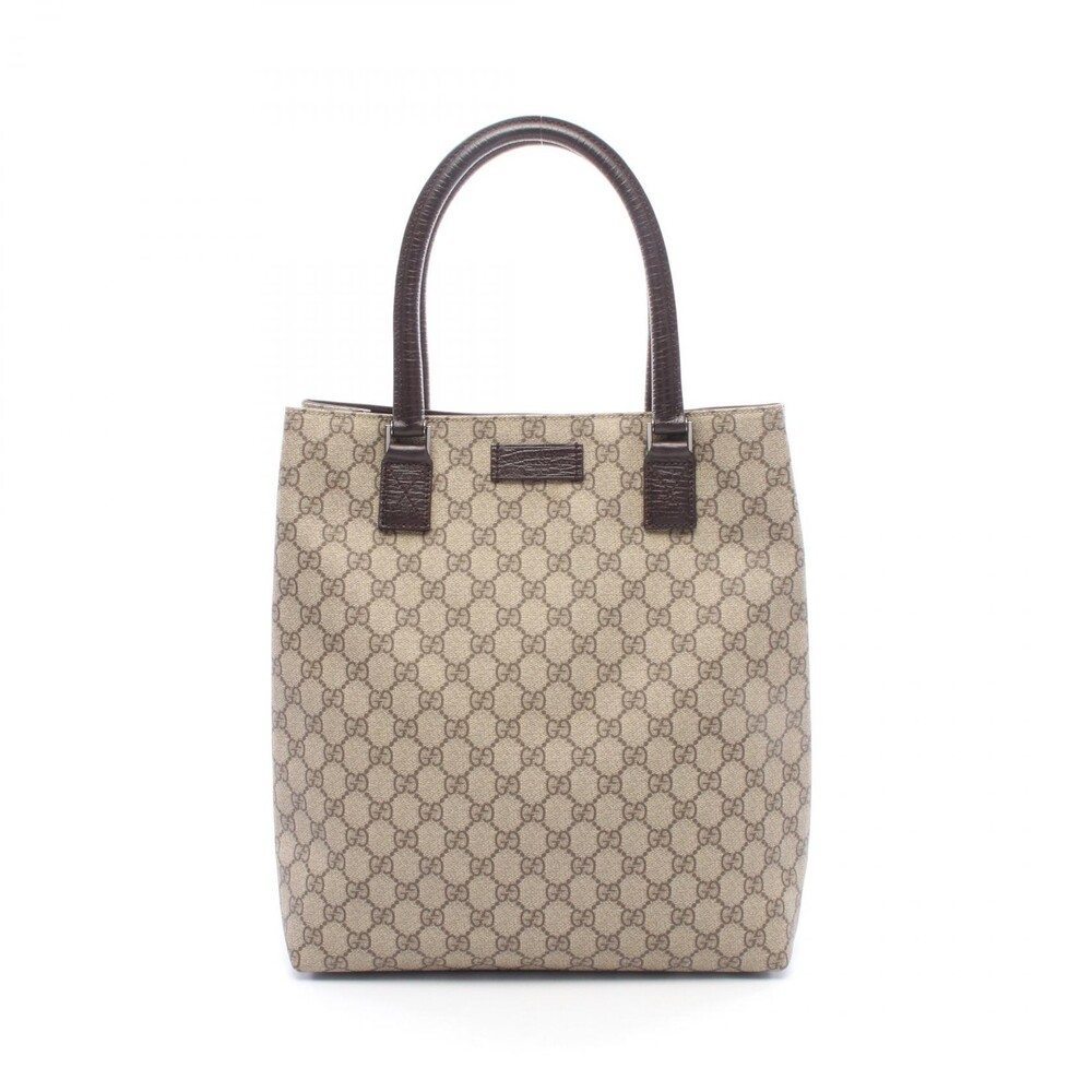 Gucci Gg Plus Tote Handbag Pvc Coated #301207G68B